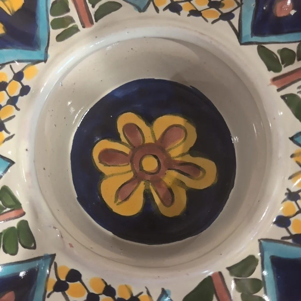 Talavera colorful hand